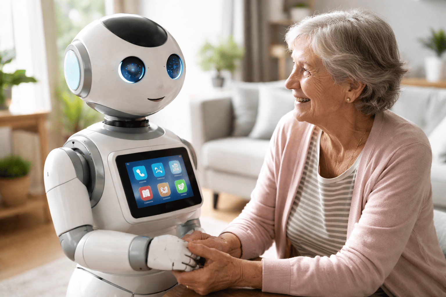 Interacción entre robot social y persona en un entorno real